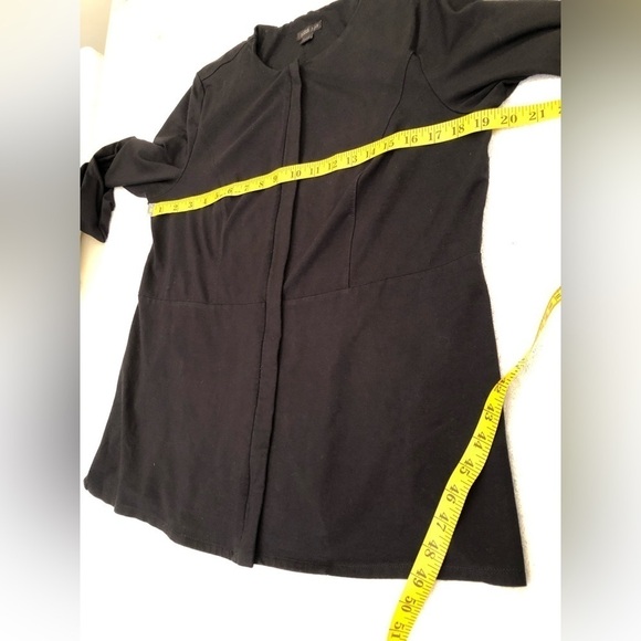 J Jill Wearever Collection Black Stretch Full Zip Jacket Size Small - Picture 10 of 16